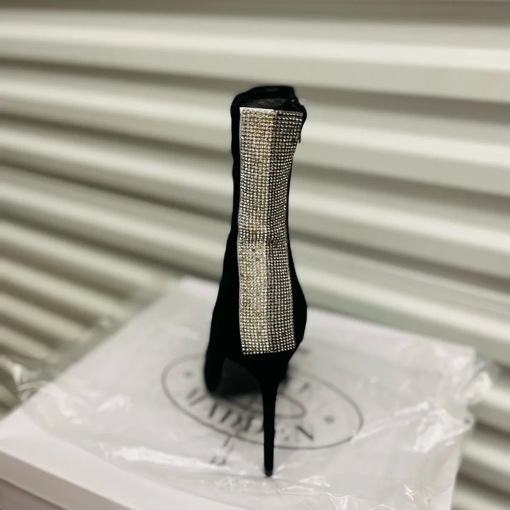 Steve Madden Booties w/ bling - Picture 2 of 3